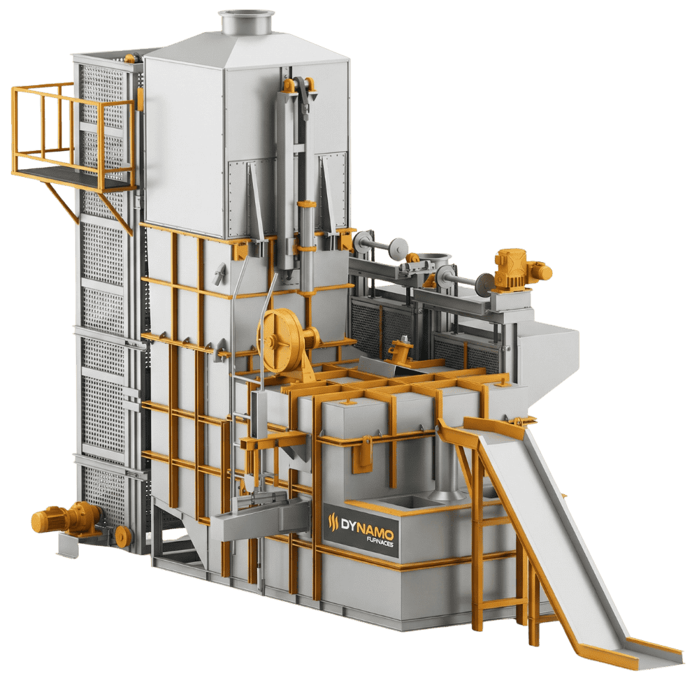 Chip Melting Stack Furnace