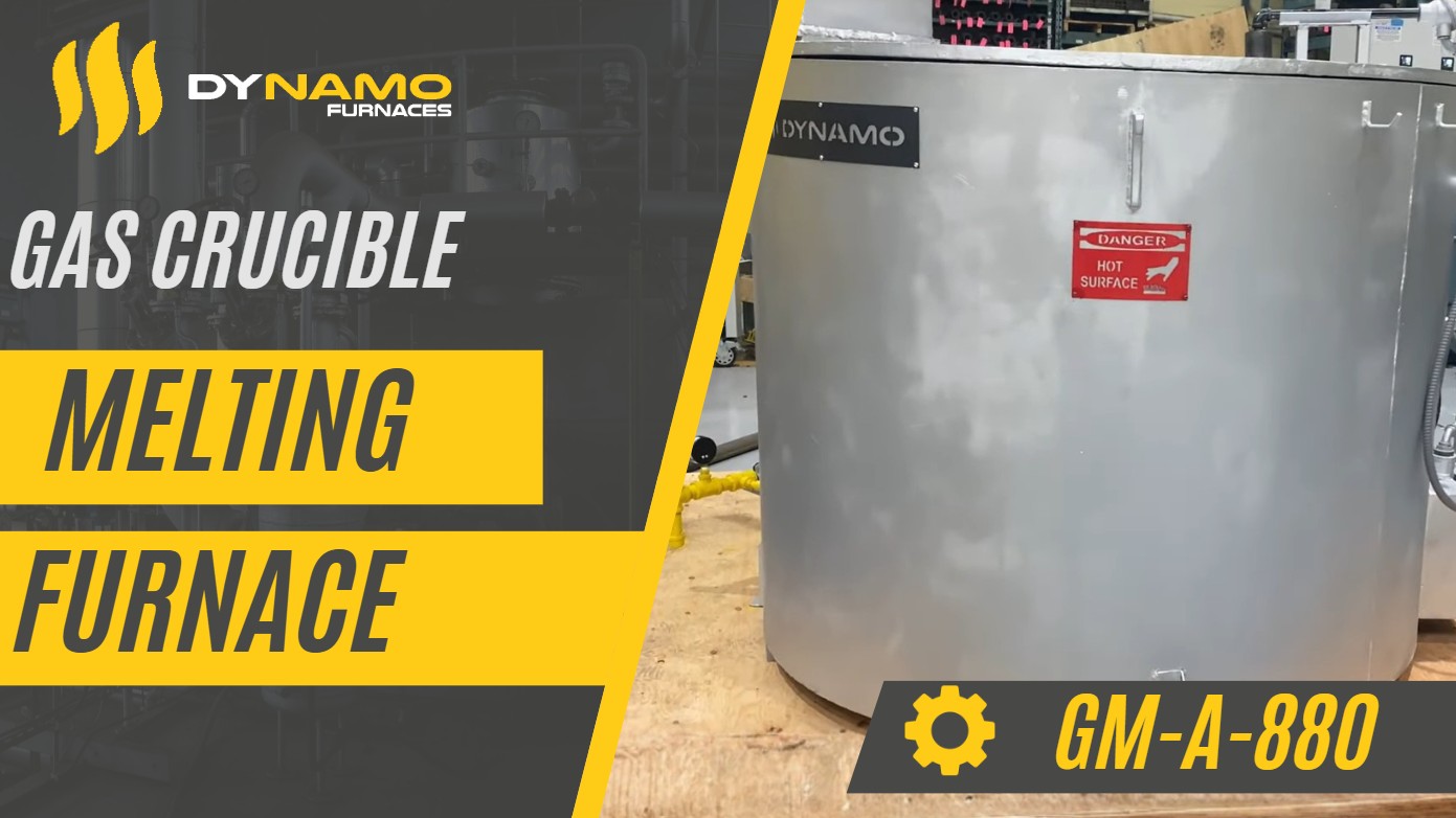 Gas Crucible Melting Furnace - Model GM-A-880