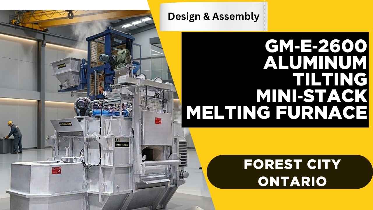 Design & Engineering a GM‑E‑2600 Aluminum Tilting Mini‑Stack Melting Furnace for Foundry in Forest City, Ontario