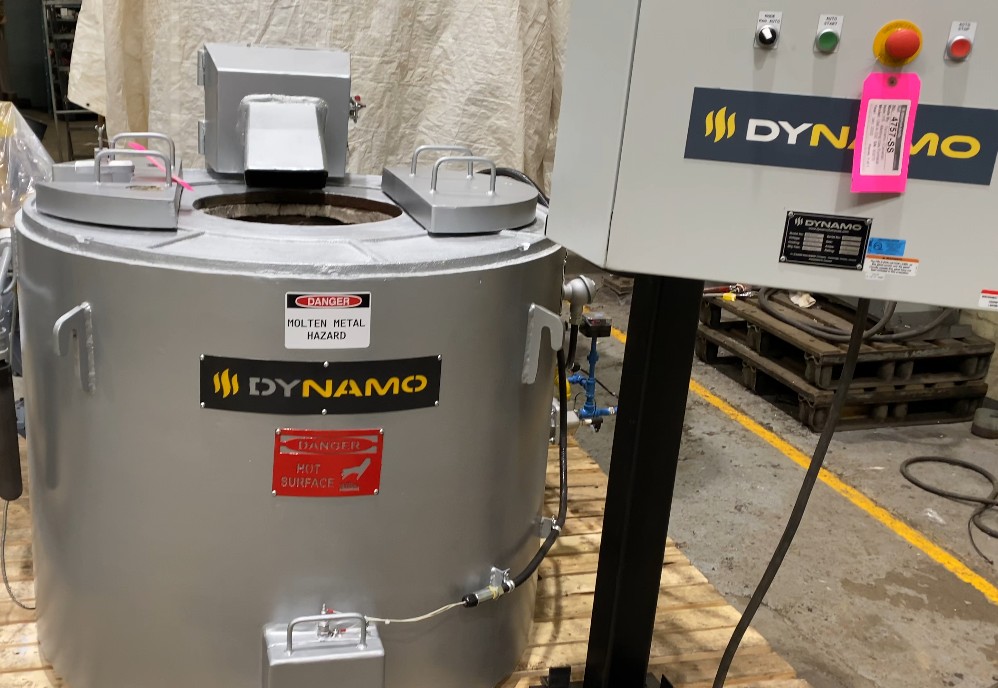 Dynamo Furnaces - Design Engineering - Crucible Aluminum Furnace - 01