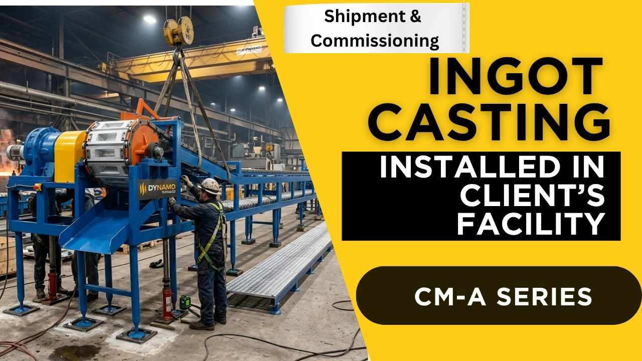 Ingot Casting Machine - Shipment Commissioning - Dynamo Furnaces